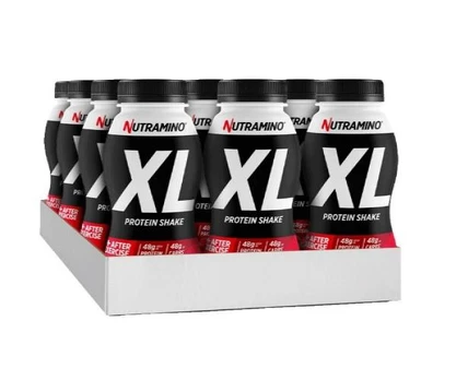 NUTRAMINO XL Protein Shake 12x475ml (Braškių)
