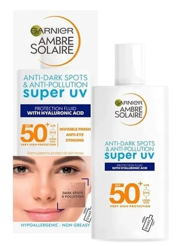 Veido kremas nuo saulės Garnier Sensitive Advanced Face UV SPF50 40 ml