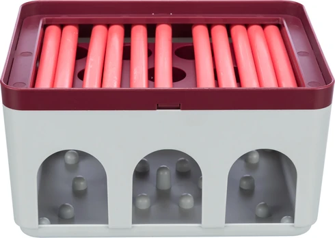 Strateginis žaidimas katėms Trixie Rod Box TX-45896, raudonas/pilkas, 20 cm
