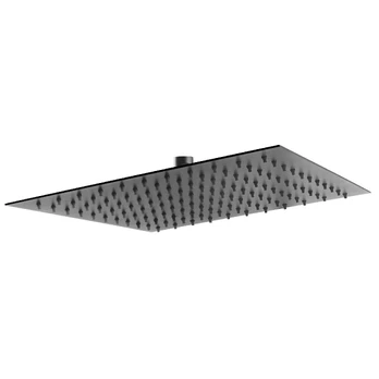 Dušo galvutė Ferro Slim Black, juoda, 300 mm