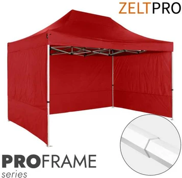 Prekybinė palapinė Zeltpro PROFRAME 3x4,5 raudona