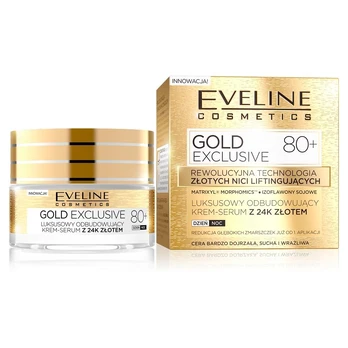Veido kremas Eveline Gold Exclusive 80+, 50 ml, moterims