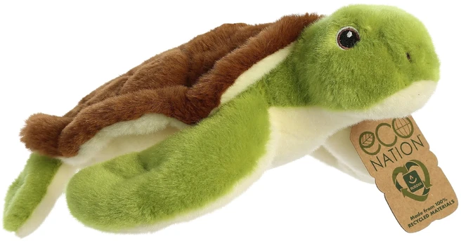 Minkštas žaislas Aurora Eco Nation vėžlys, 27 cm