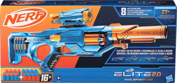 Žaislinis ginklas Hasbro Nerf Elite 2.0 Blaster Eaglepoint RD-8, F0423