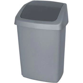 Šiukšliadėžė Curver Swing Top, pilka, 50 l