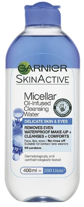 Makiažo valiklis Garnier Delicate, 400 ml, moterims kaina