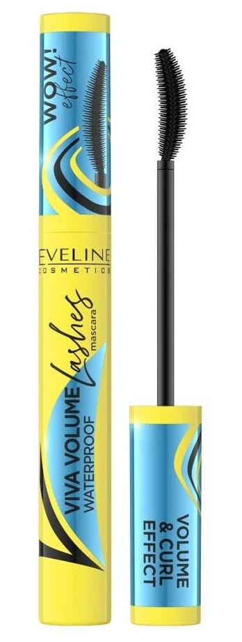 Blakstienų tušas Eveline Viva Volume Lashes Black, 10 ml