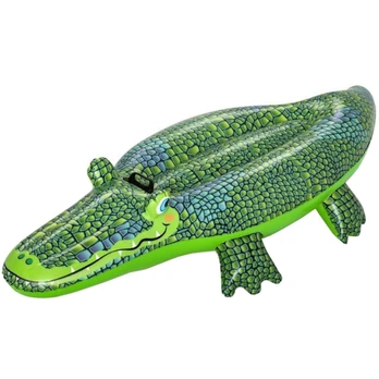 Pripučiamas plaustas Bestway Crocodile, žalias, 152 cm x 71 cm