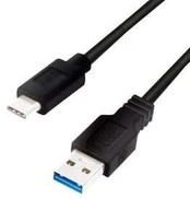 Kabelis Logilink CU0167 USB - USB-C USB, USB-C, 0.5 m, juoda