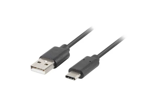 Laidas Lanberg USB To USB Type-C USB, USB Type-C, 1 m, juoda