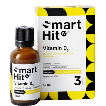 Maisto papildas SmartHit IV Vitamin D3 30ml
