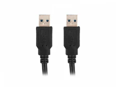 Kabelis Lanberg USB - USB USB, USB, 0.5 m, juoda kaina