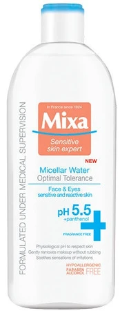 Makiažo valiklis Mixa Optimal Tolerance, 400 ml, moterims