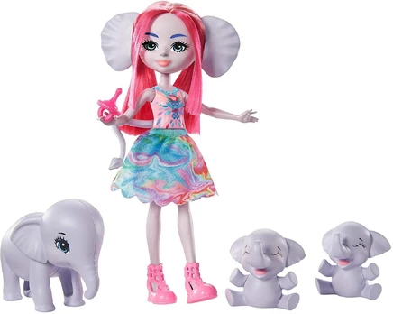 Enchantimals® dramblių šeima Esmeralda GTM30