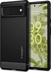 Telefono dėklas Spigen Rugged Armor for Google Pixel 6, Google Pixel 6, juoda kaina