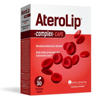 Maisto papildas AteroLip complex kapsulės N30