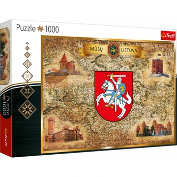 Dėlionė Trefl Lithuania 10689, 48 cm x 68.3 cm