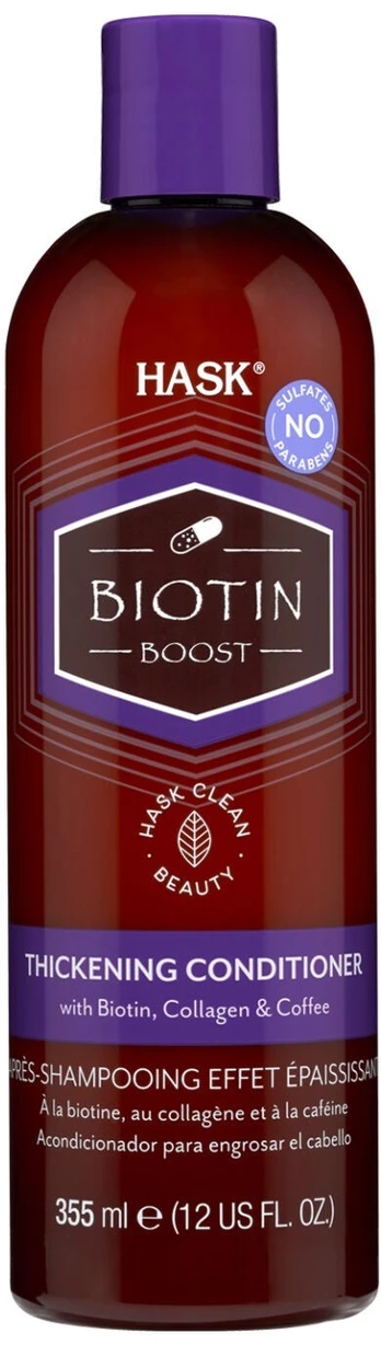 Kondicionierius Hask biotin boost thickening conditioner, 355 ml