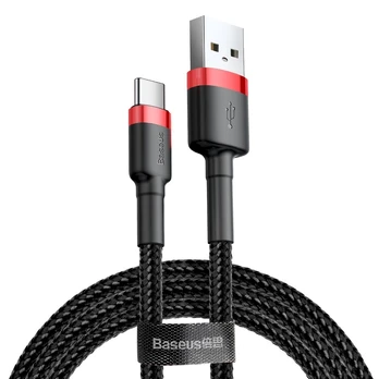 Kabelis Baseus CATKLF-C91, USB/USB Type-C, 2 m, juoda