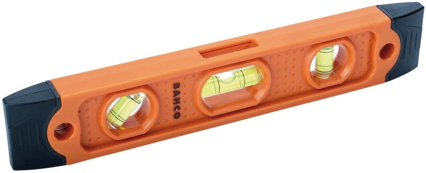 Gulsčiukas Bahco Torpedo, plastikinis, magnetinis 225mm
