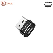 Adapteris Hoco USB - USB-C USB male, USB-C female, juoda kaina