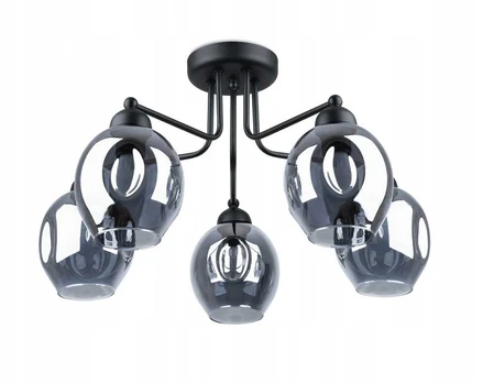 Šviestuvas lubinis Sollux Fillan 5, 60 W, E27