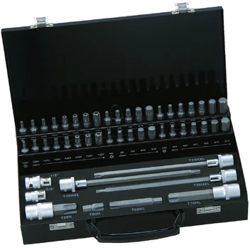 Bahco Antgalių rinkinys, 10mm, 49vnt, TORX, HEX, XZN