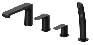Vonios maišytuvas Ravak Flat Black FL 026.20, juodas