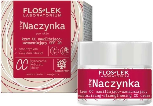Floslek stopNaczynka CC kremas drėkinamasis ir stiprinantis SPF20 50ml