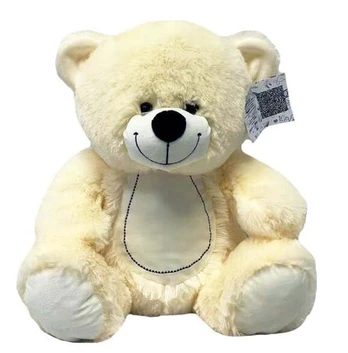 Pliušinis žaislas Tulilo Teddy Bear Tom, kreminės spalvos, 34 cm