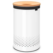 Skalbinių dėžė Brabantia Laundry Bin, 60 l, ruda/balta