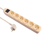 Electraline 62067 Multisocket 6p 1.5m kaina