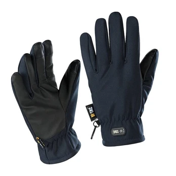Žieminės pirštinės M-Tac Soft Shell Thinsulate, Dark Navy Blue