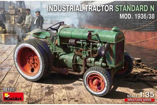 MiniArt Fordson N 1936/38 pramoninis traktorius 1/35 plastikinis modelis