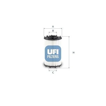 Alyvos filtras UFI 25.259.00