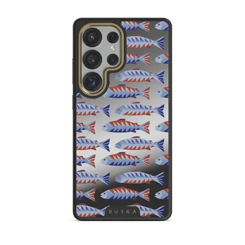 Current - Samsung Galaxy S25 Ultra Case, Elite Mirror Dark (Magnetic) / Gold