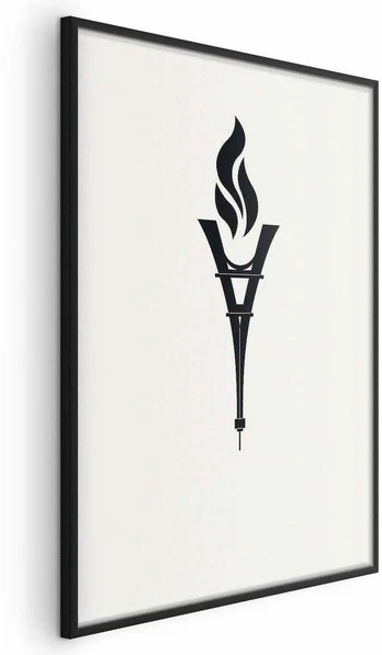 Artgeist Plakatas - Torch Shaped Like the Eiffel Tower