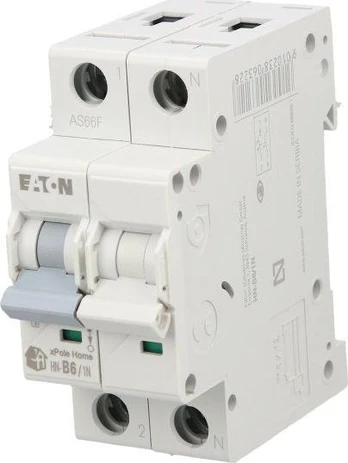 Eaton Jungiklis 1P + N B 6A 6KA AC xPolE