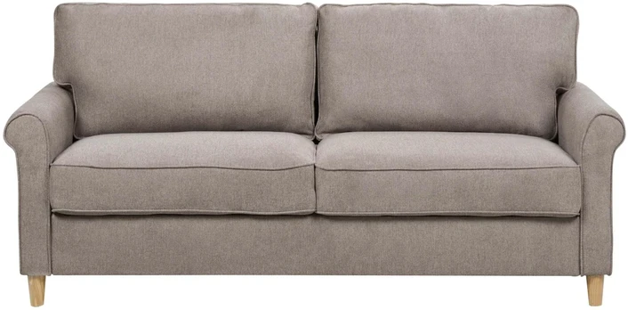 Beliani 3 vietų sofa RONNEBY šviesiai ruda