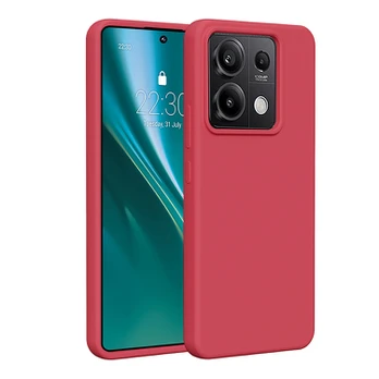Dėklas Etteri Silicone case for Xiaomi Redmi Note 13 Pro 5G raspberry