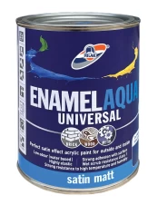 Dažai Enamel Aqua Universal matiniai, raudoni, 0.9l kaina