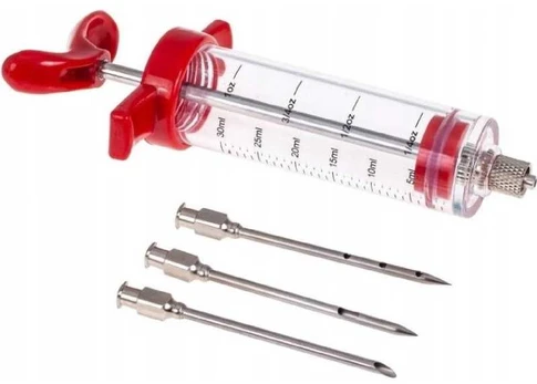 Švirkštas mėsai 30ml+3adatos