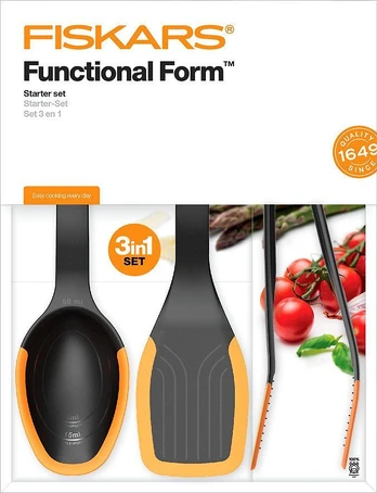 Fiskars Functional Form virtuvės įrankių rinkinys, 3 vnt