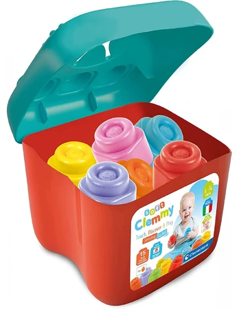 Clementoni sensorinis žaislas su kaladėlėmis "Sensory Bucket"