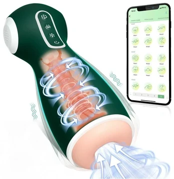 Automatinis vyrų masturbatorius + APP valdymas