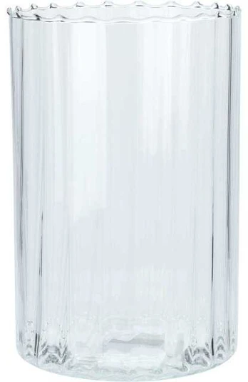 Cylindryczny wazon stiklinis, Ø 18 x 28 cm
