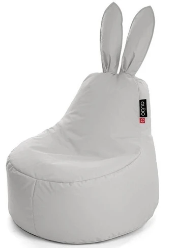 Sėdmaišis Baby Rabbit Pop fit, sidabro, 120 l