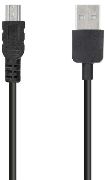 Dėklas Oem Cable USB - Mini USB 3 meter juodas (navi / camera )