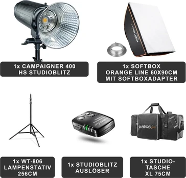 Lampa studyjna Walimex walimex pro Campaigner 400 HS Set Single