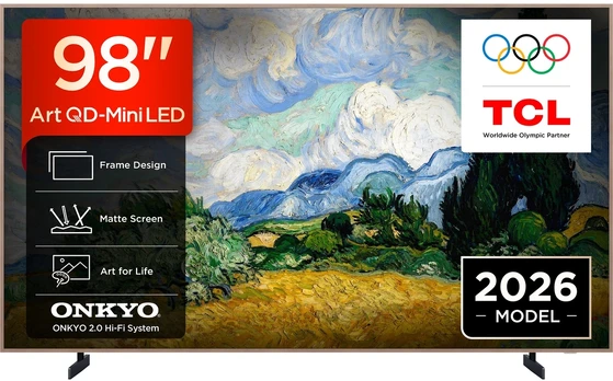 Televizorius TCL 98 A400 Pro – 4K QD Mini-LED Google TV